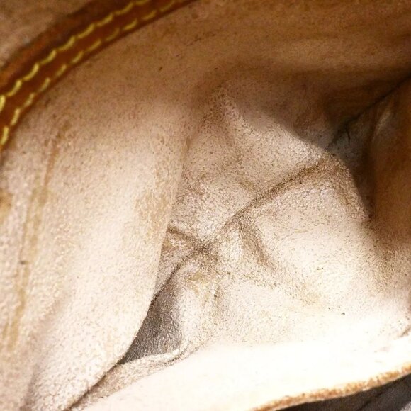 LOUIS VUITTON BUCKET PM Shoulder Tote Bag Monogram Leather Brown - Picture 11 of 14